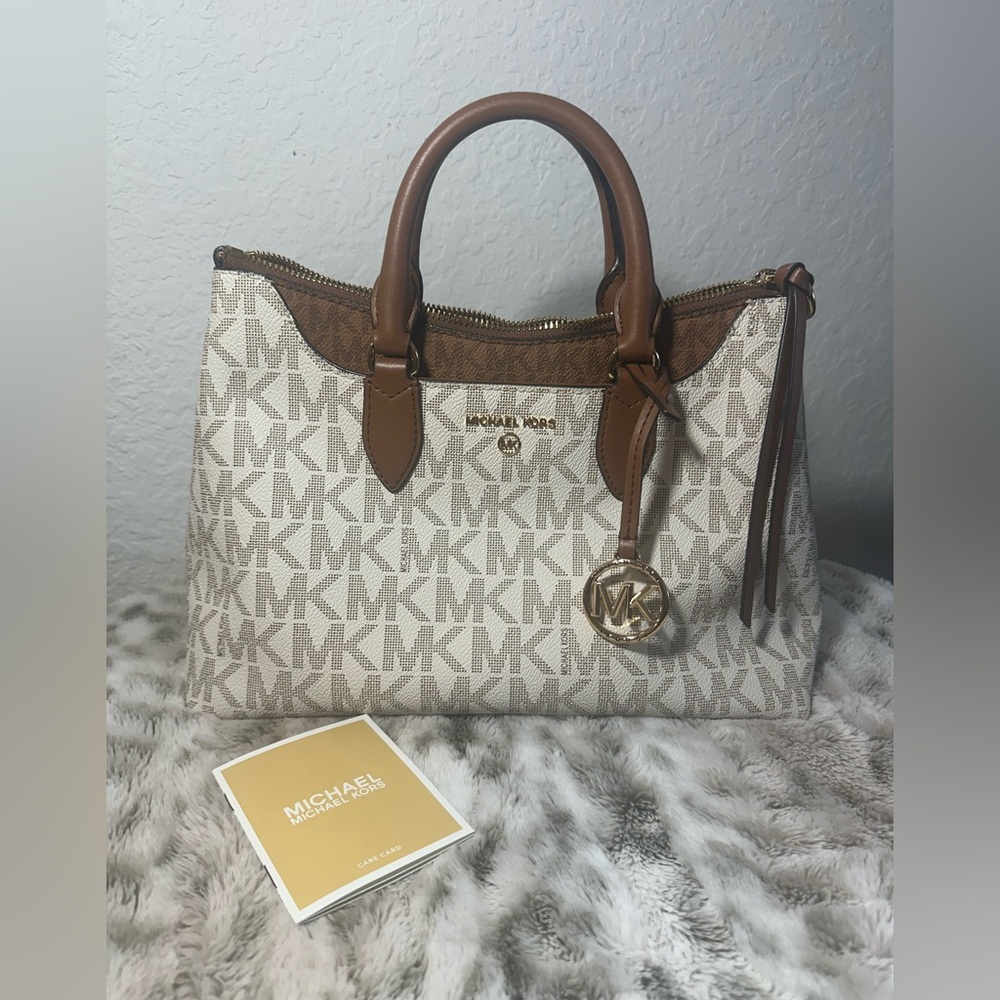 Michael Kors Bag medium Beige Brown Logo